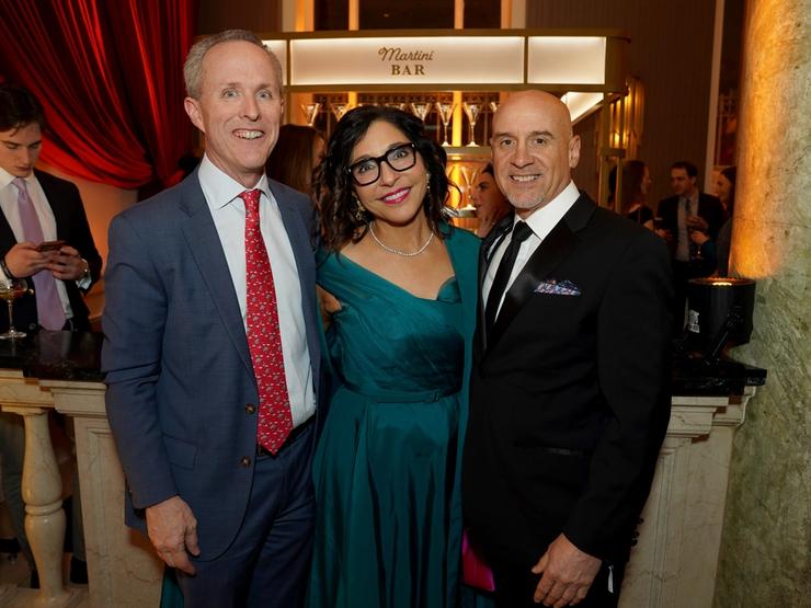 (L-R) Michael Grimes, Linda Yaccarino and Claudio Madrazo.