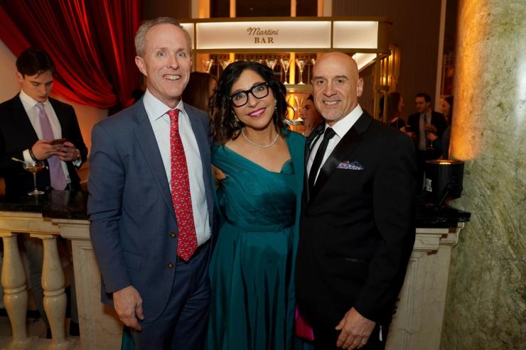 (L-R) Michael Grimes, Linda Yaccarino and Claudio Madrazo.