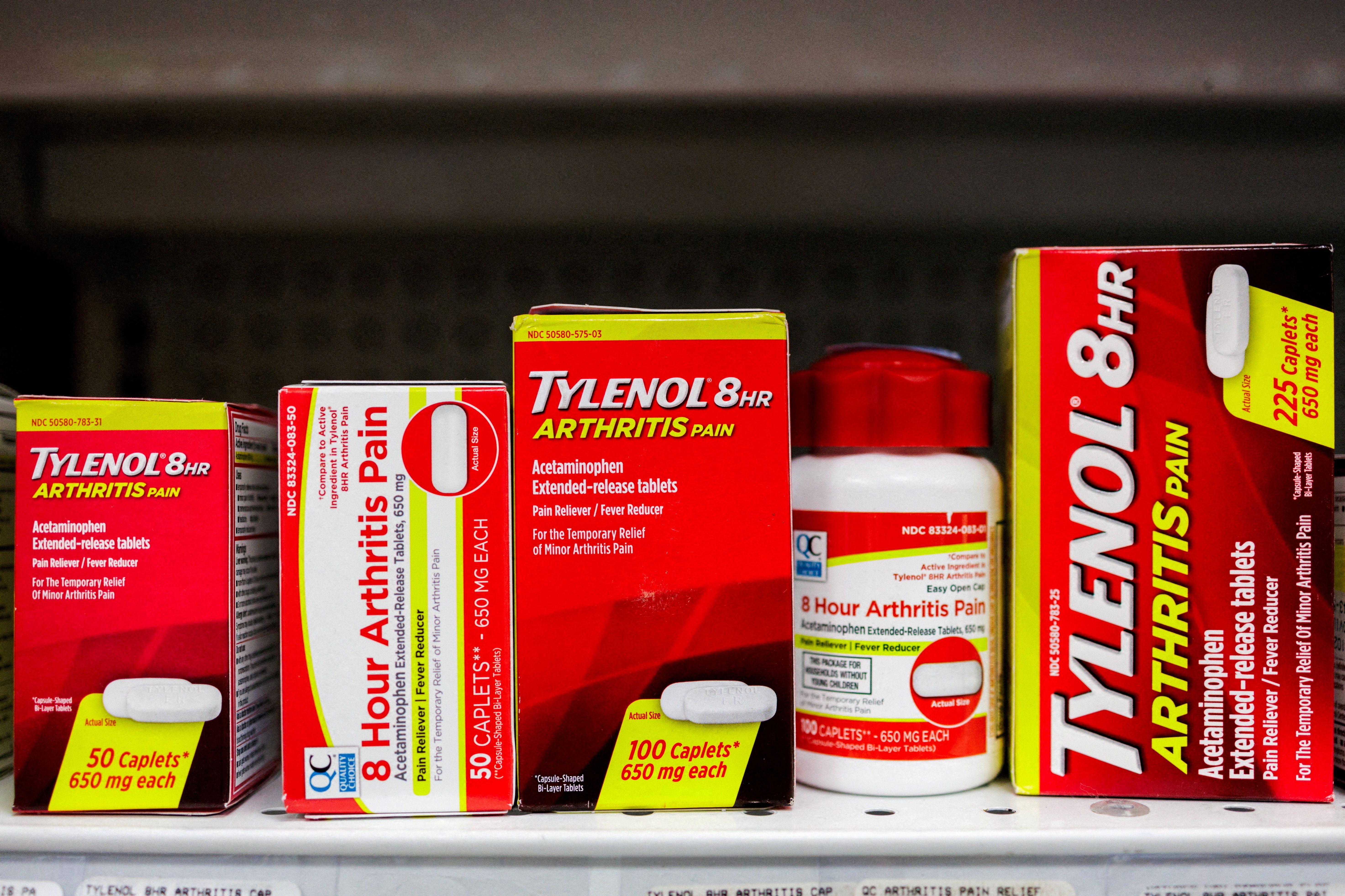An illustration photo shows boxes of Tylenol in Schwenksville, Pennsylvania.