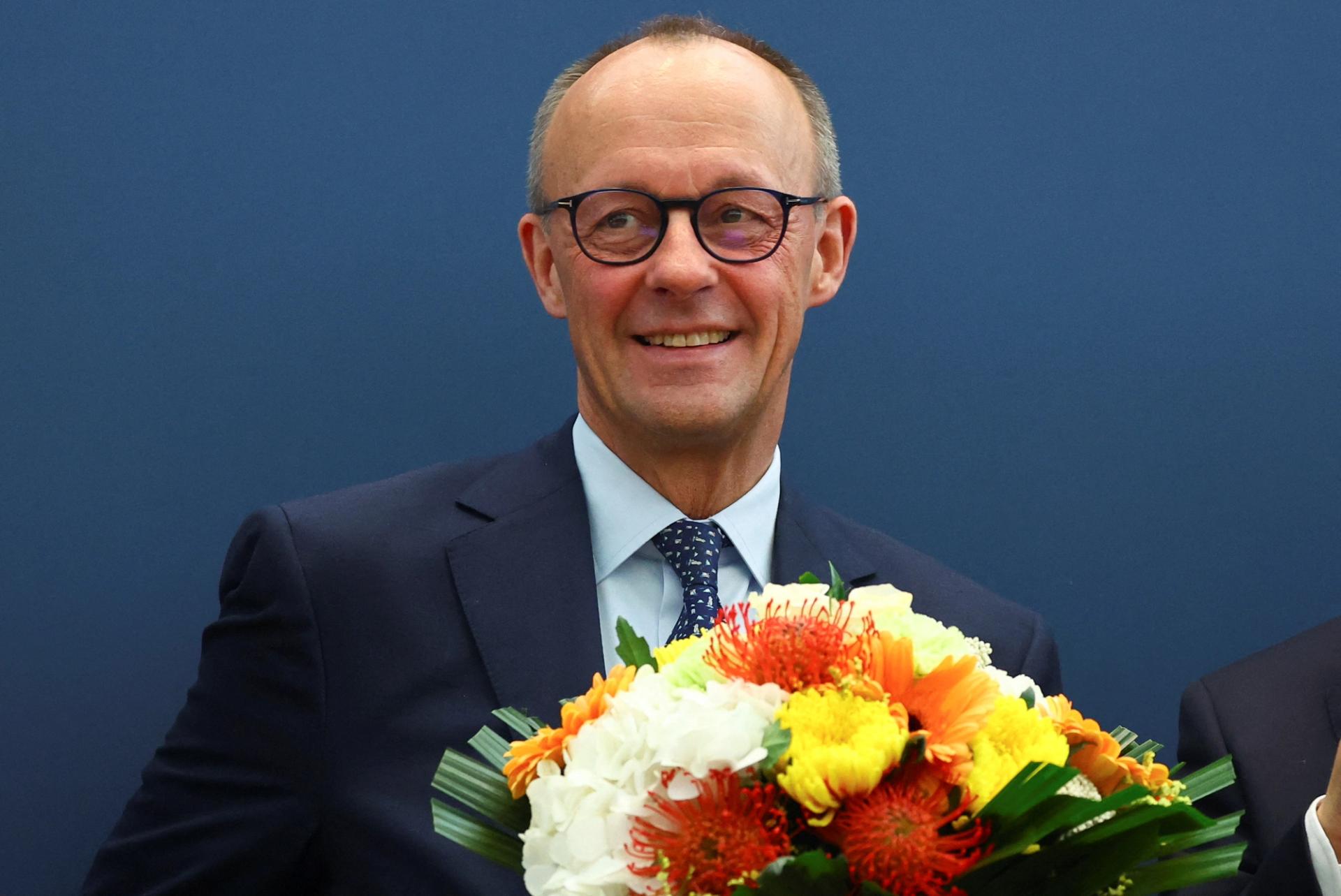 German conservative candidate for chancellor and Christian Democratic Union (CDU) party leader Friedrich Merz.