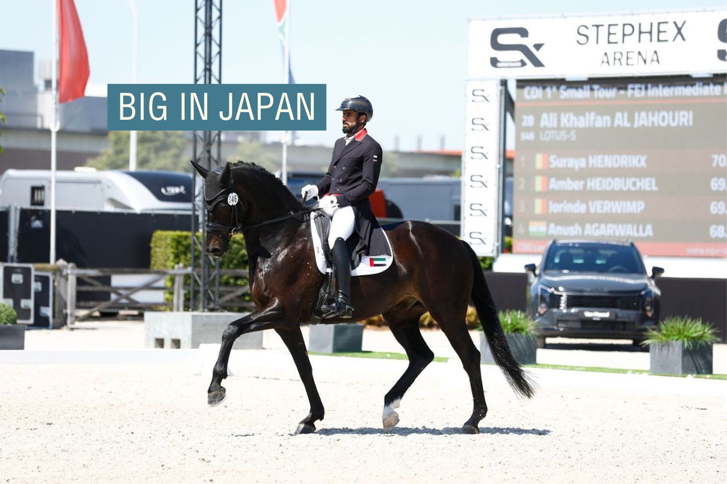 Rider Ali Khalfan Al Jahouri and his horse, Lotus-S.