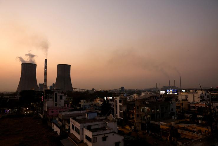 A view of Chandrapur Super Thermal Power Plan.