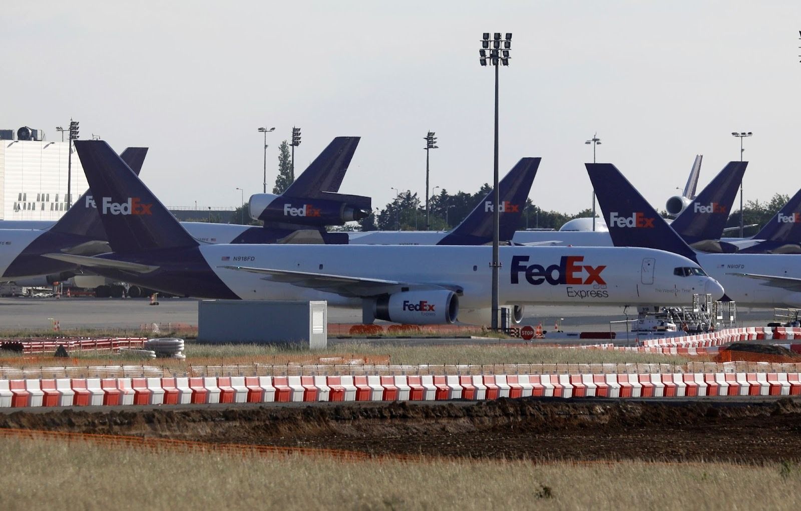 Aviones de FedEx.