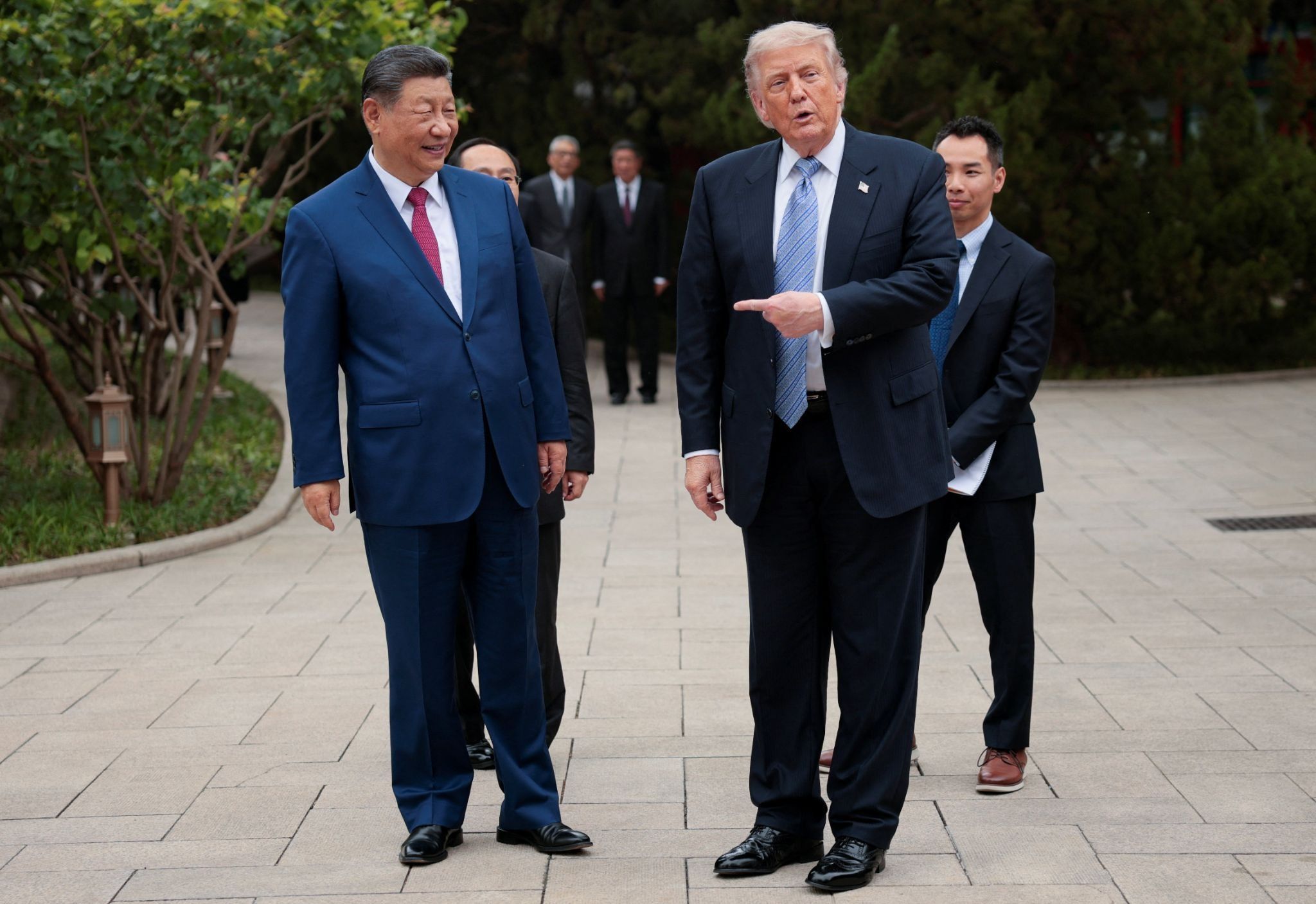 Trump and Xi.