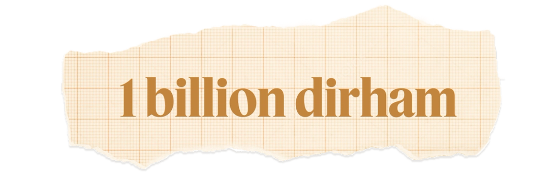 1 billion dirham.