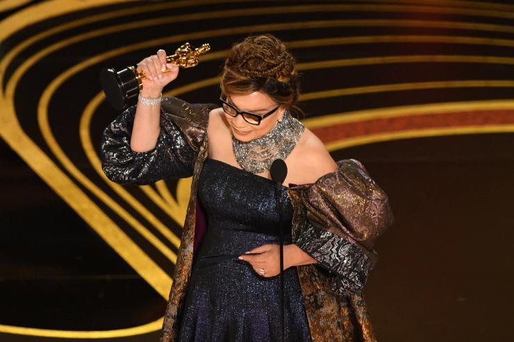 est Costume Design winner for “Black Panther” Ruth E. Carter during the 91st Annual Academy Awards at the Dolby Theatre in Hollywood, California on February 24, 2019.