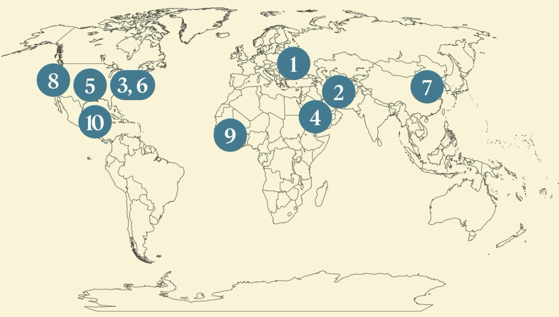 Semafor World Today map graphic