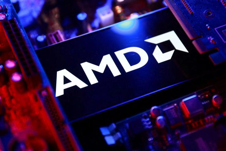 An AMD logo