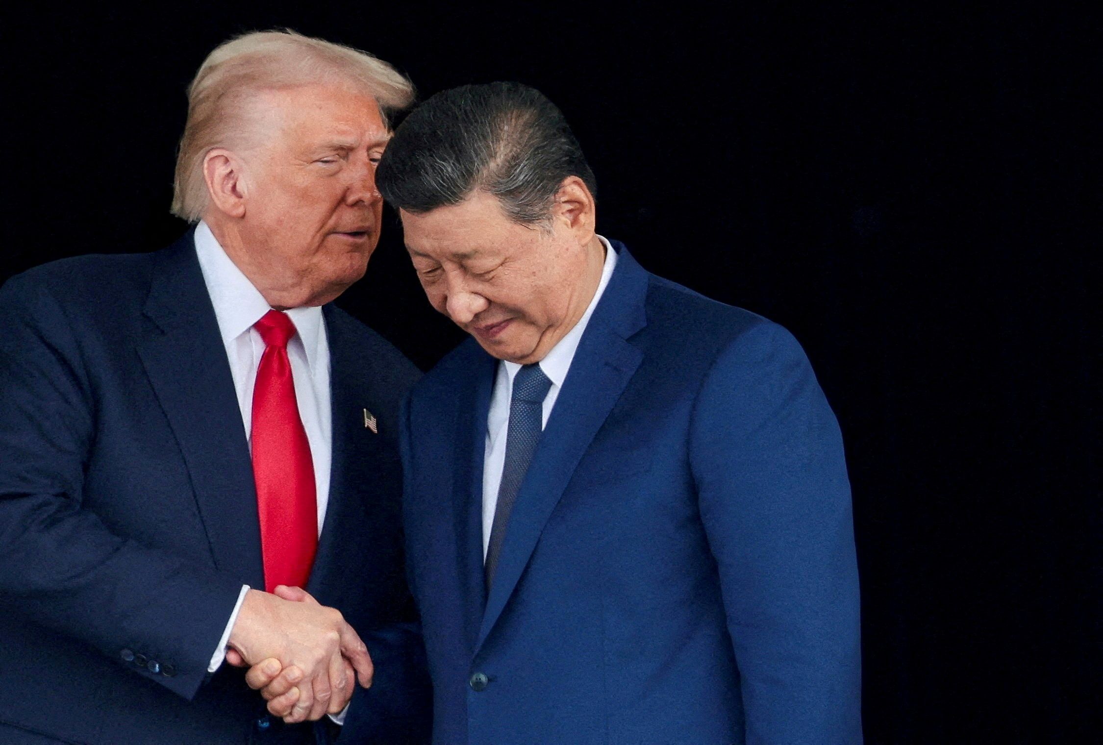 President Trump and Chinese leader Xi Jinping 