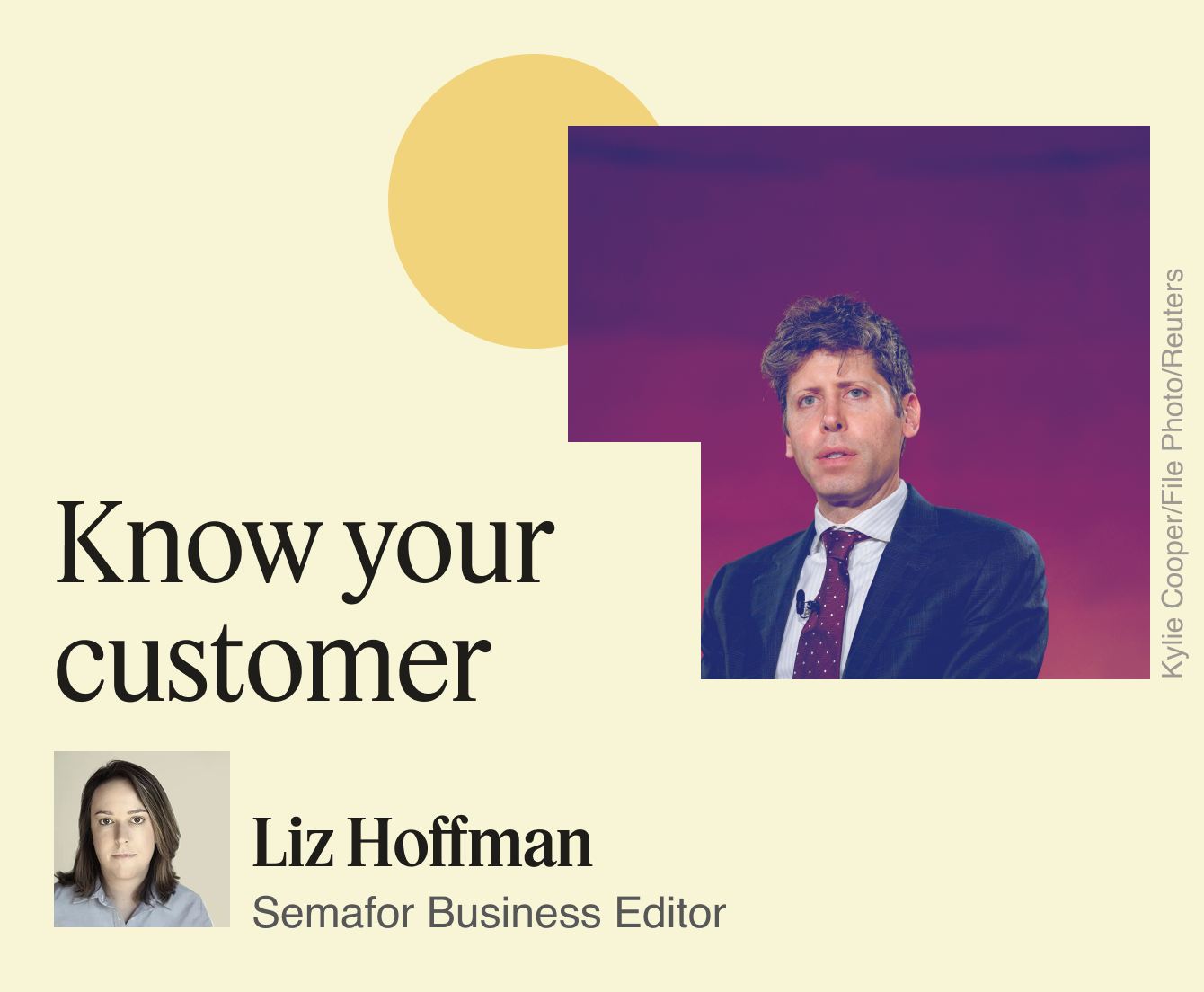 Know your customer.