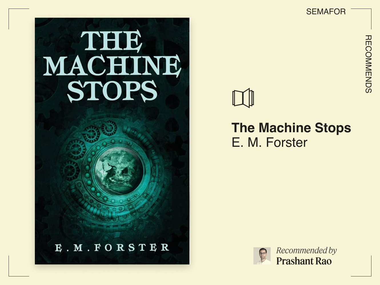 The Machine Stops EM Forster.