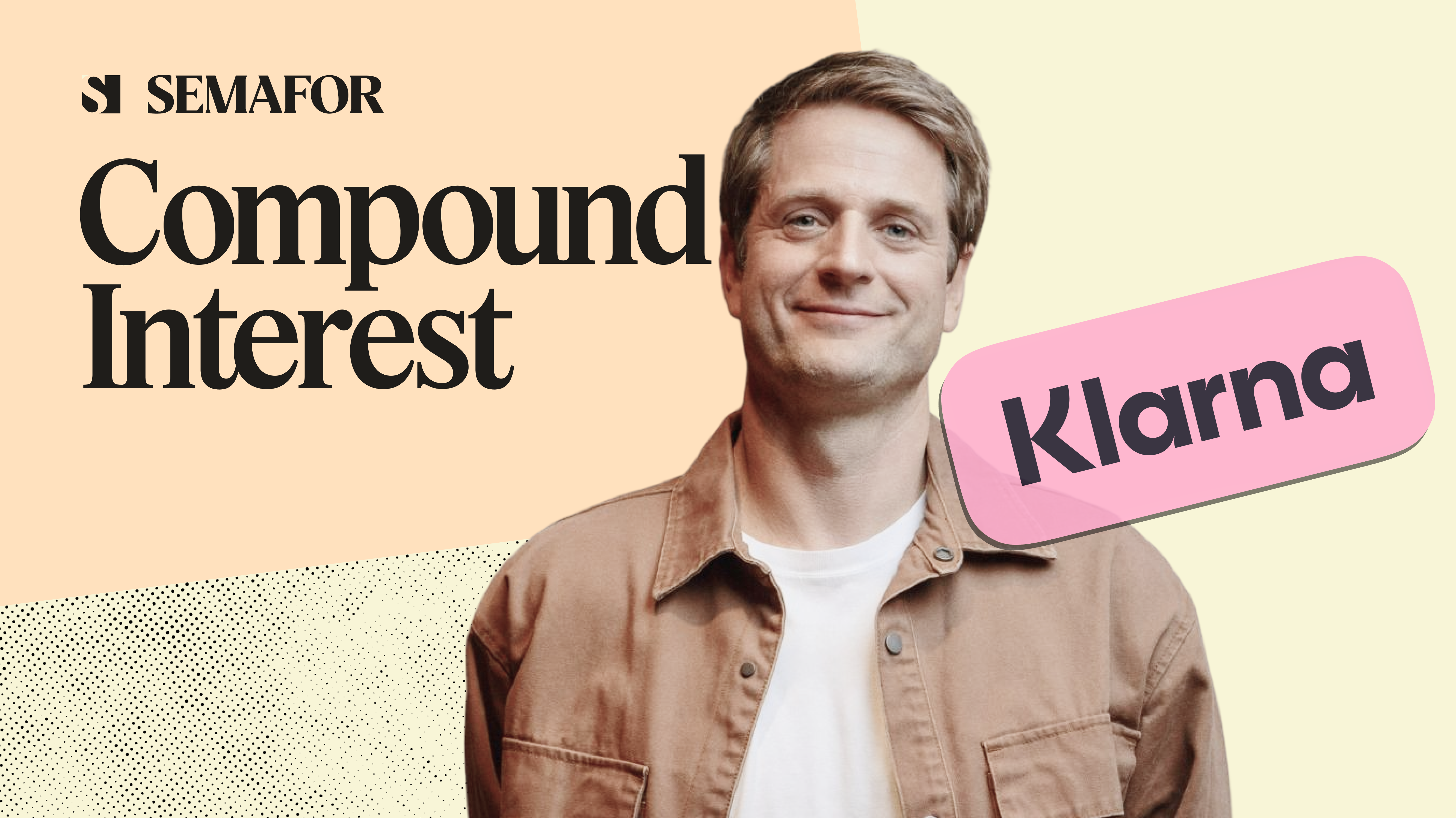 A graphic showing Klarna CEO Sebastian Siemiatkowski.