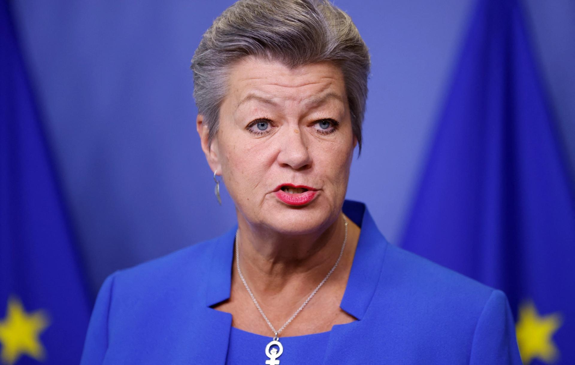 European Commissioner for Home Affairs Ylva Johansson.