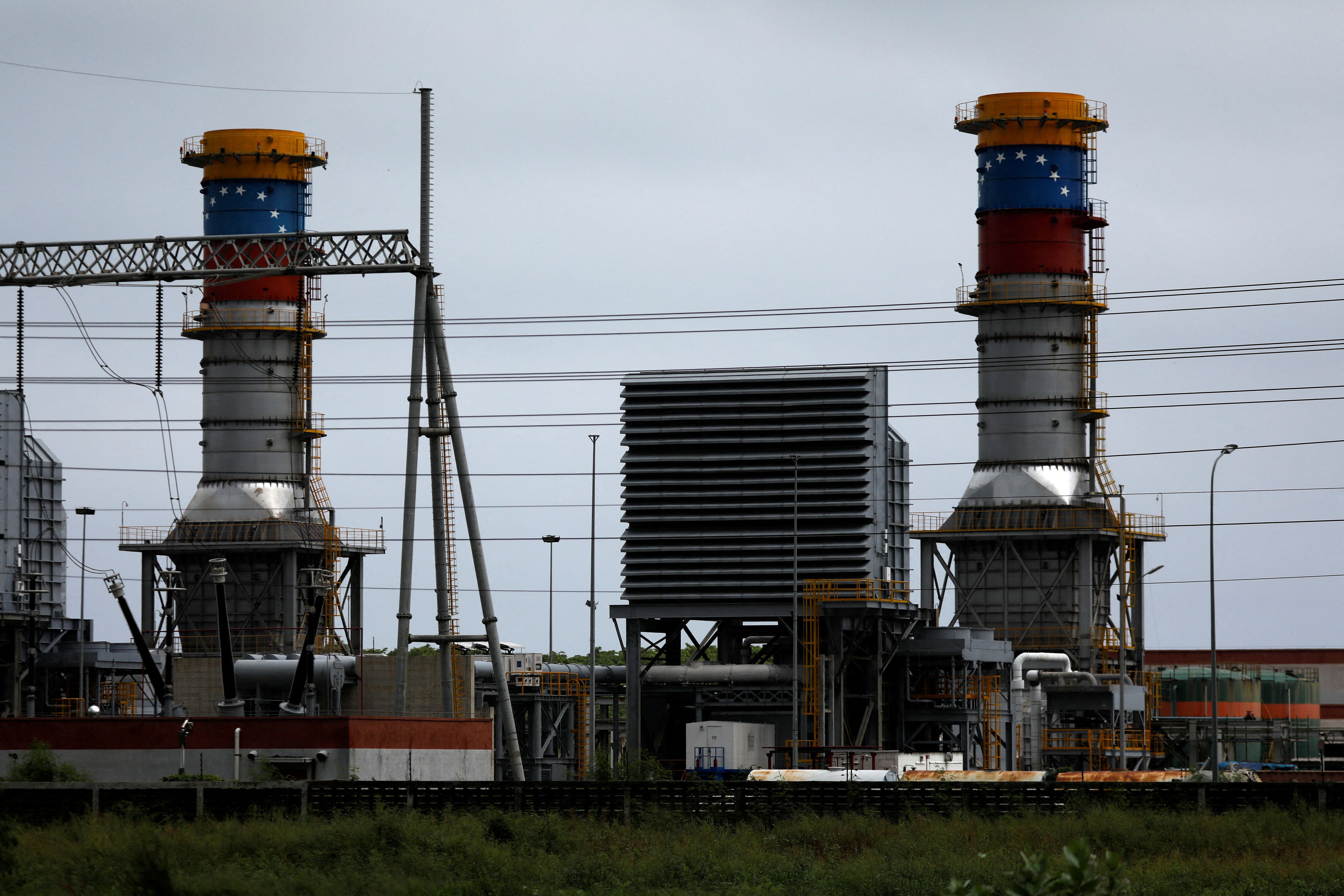Oil refinery in Venezuela.