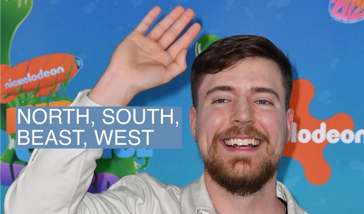 MrBeast attends the 2023 Nickelodeon Kids’ Choice Awards