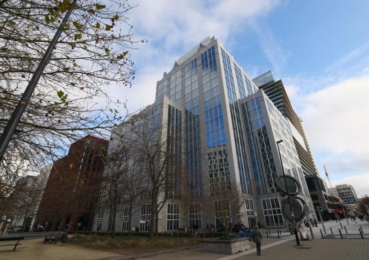 Euroclear headquarters where the assets are held.