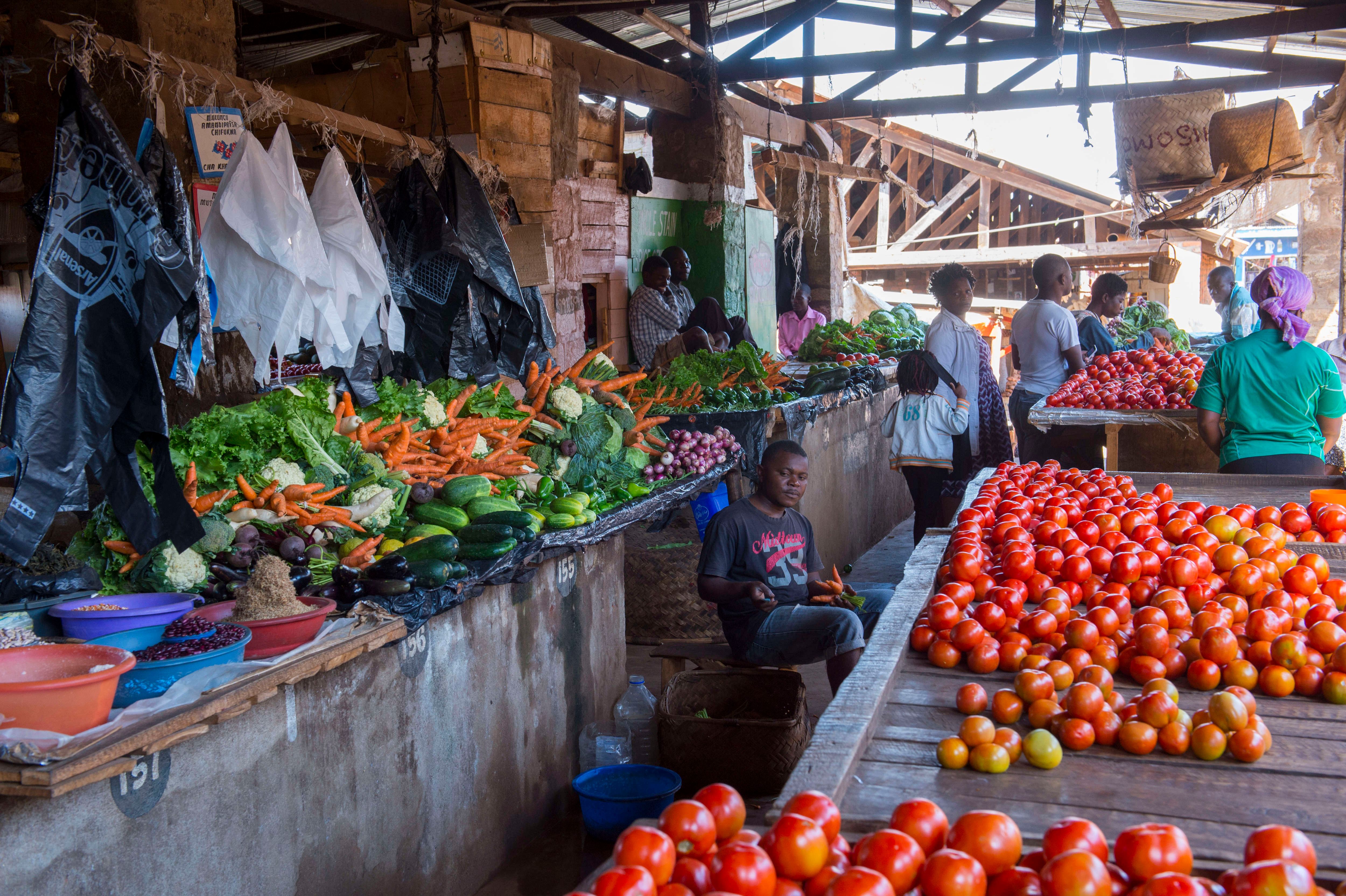 A market in Malawi.