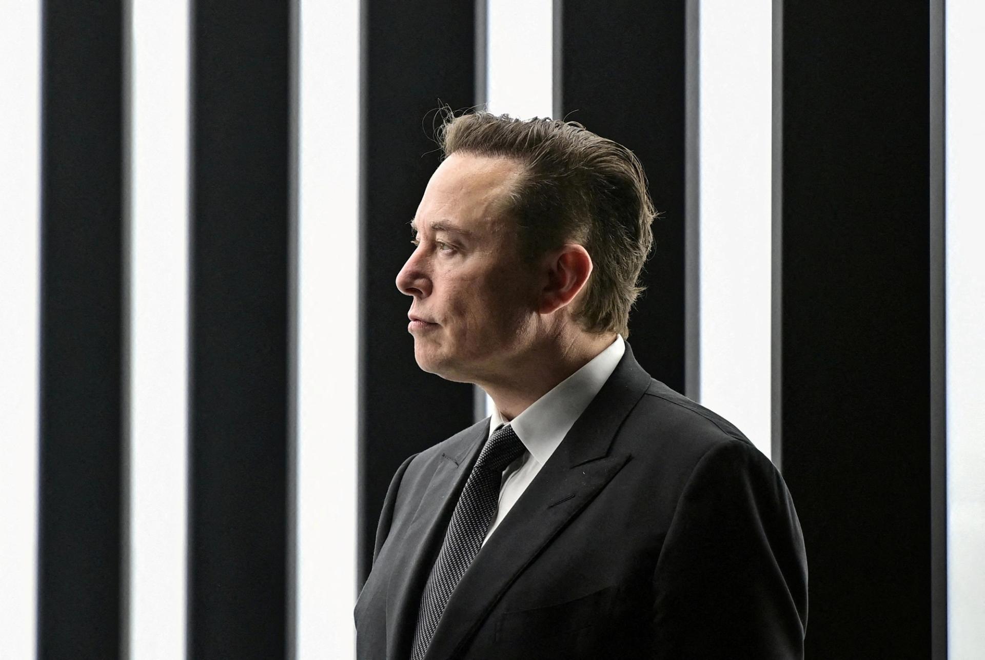  Elon Musk attends the opening ceremony of the new Tesla Gigafactory