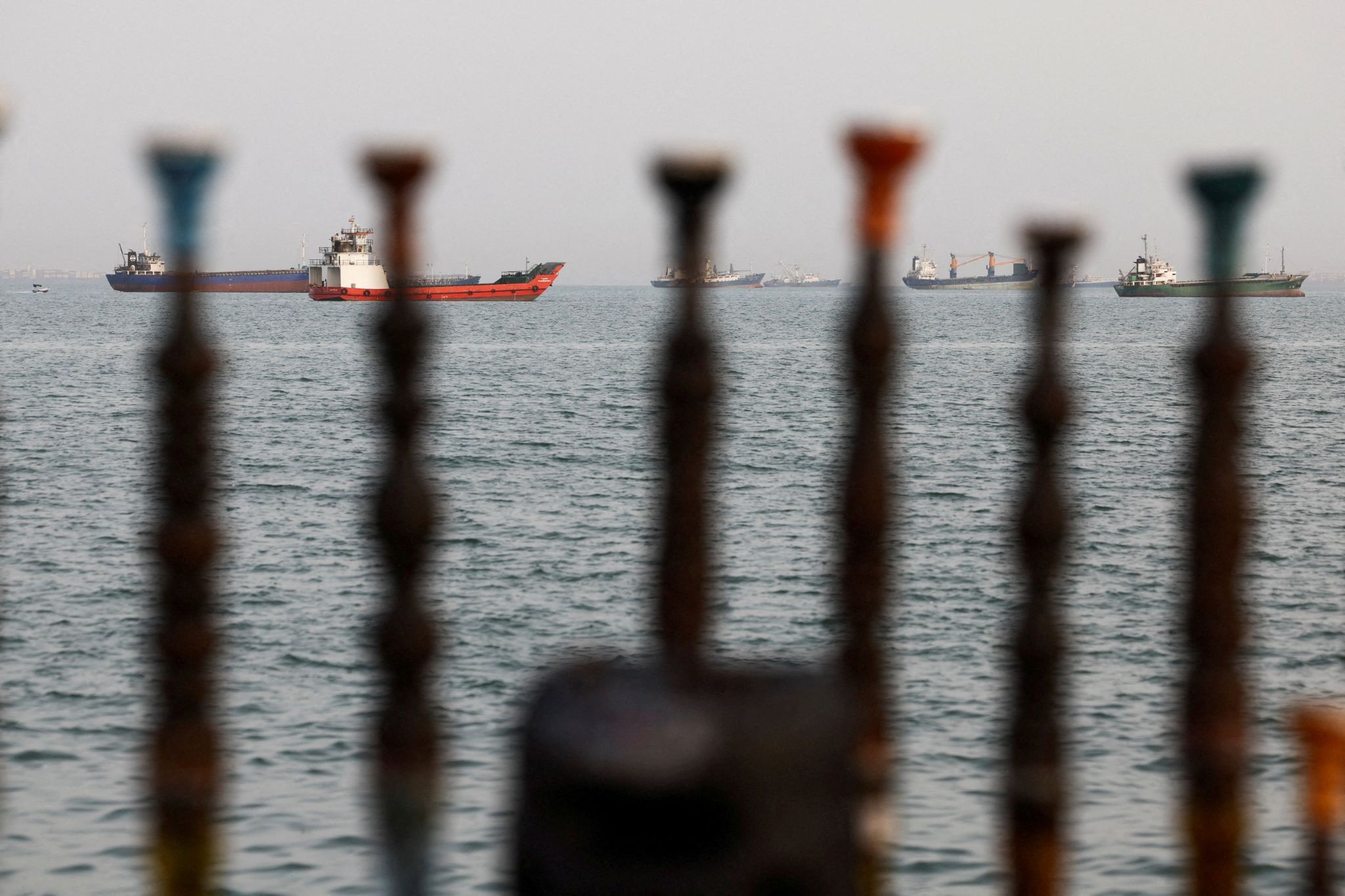 Tankers in the Strait of Hormuz
