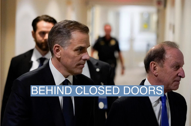 Hunter Biden, son of U.S. President Joe Biden, arrives for a closed deposition with members of the Republican-led House Oversight Committee conducting an impeachment inquiry into the president on Feb. 28, 2024.