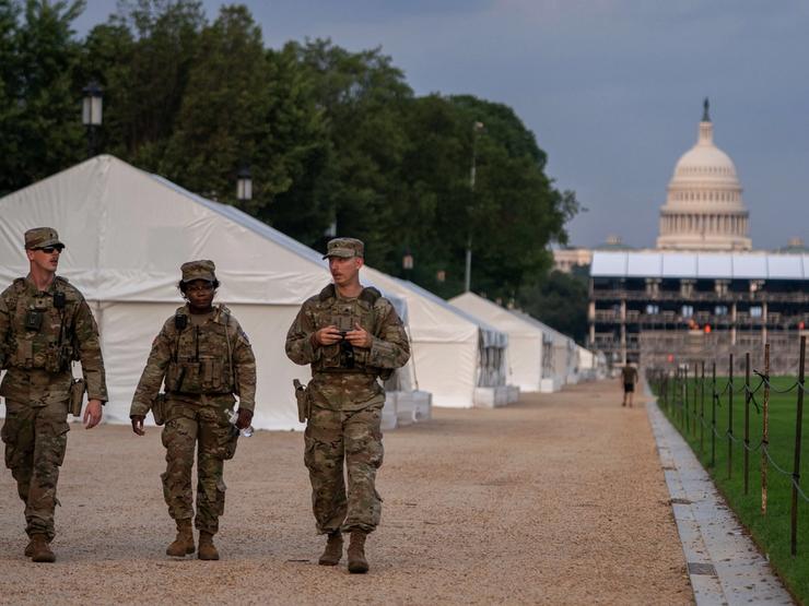 National Guard troops in DC