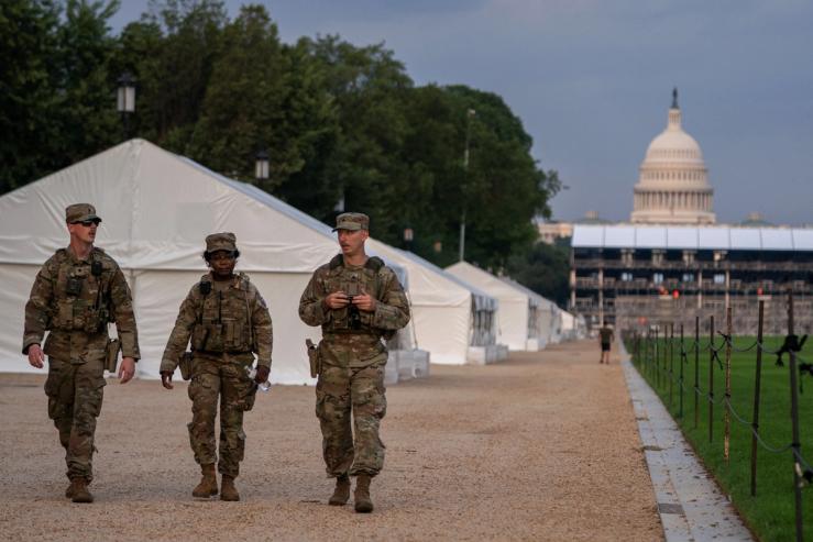 National Guard troops in DC