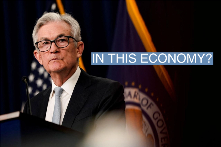 Federal Reserve Board Chairman Jerome Powell holds a news conference after Powell announced the Fed raised interest rates by three-quarters of a percentage point as part of their continuing efforts to combat inflation, following the Federal Open Market Committee meeting on interest rate policy in Washington, U.S., November 2, 2022.