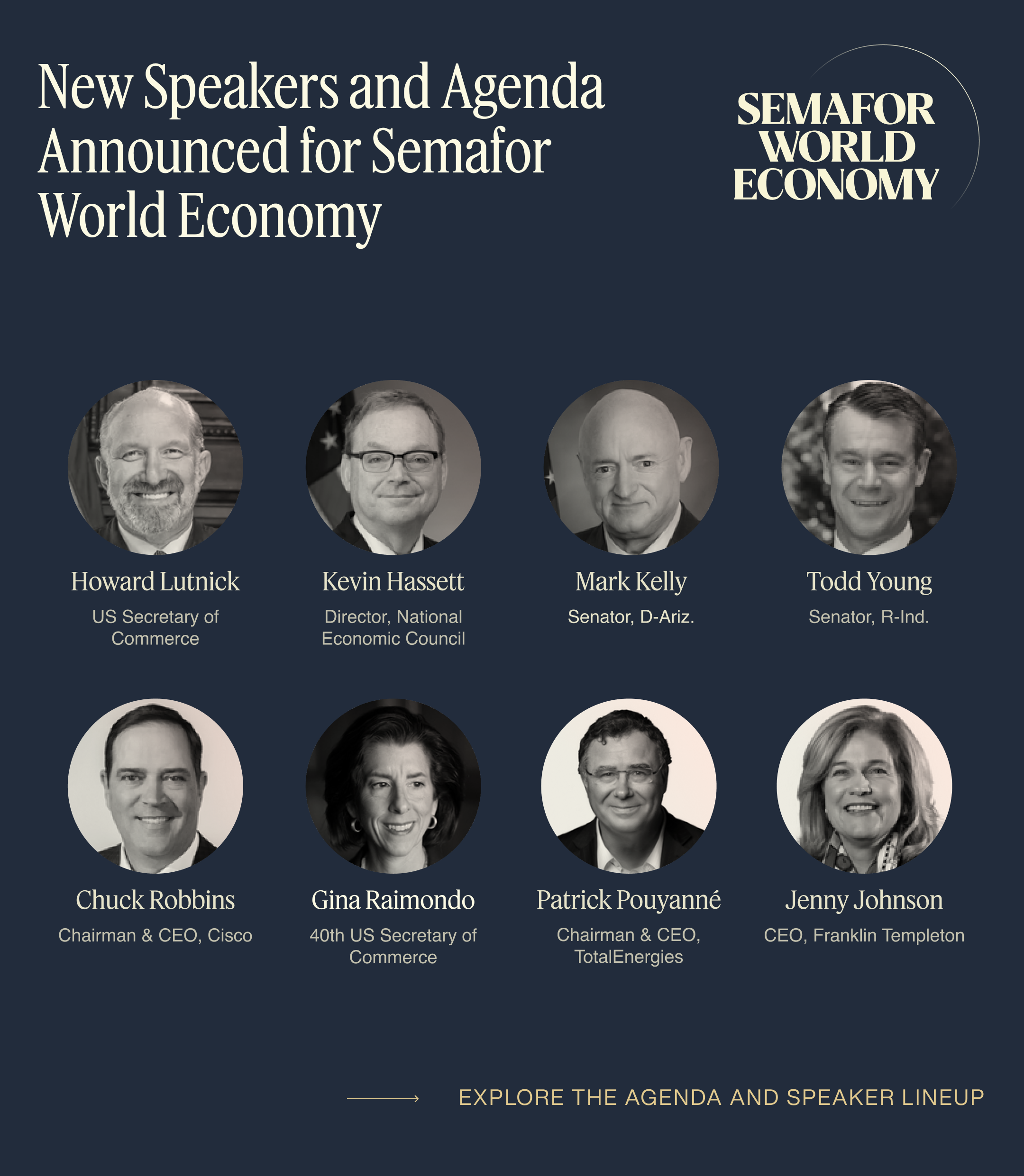 Semafor World Economy top speakers.