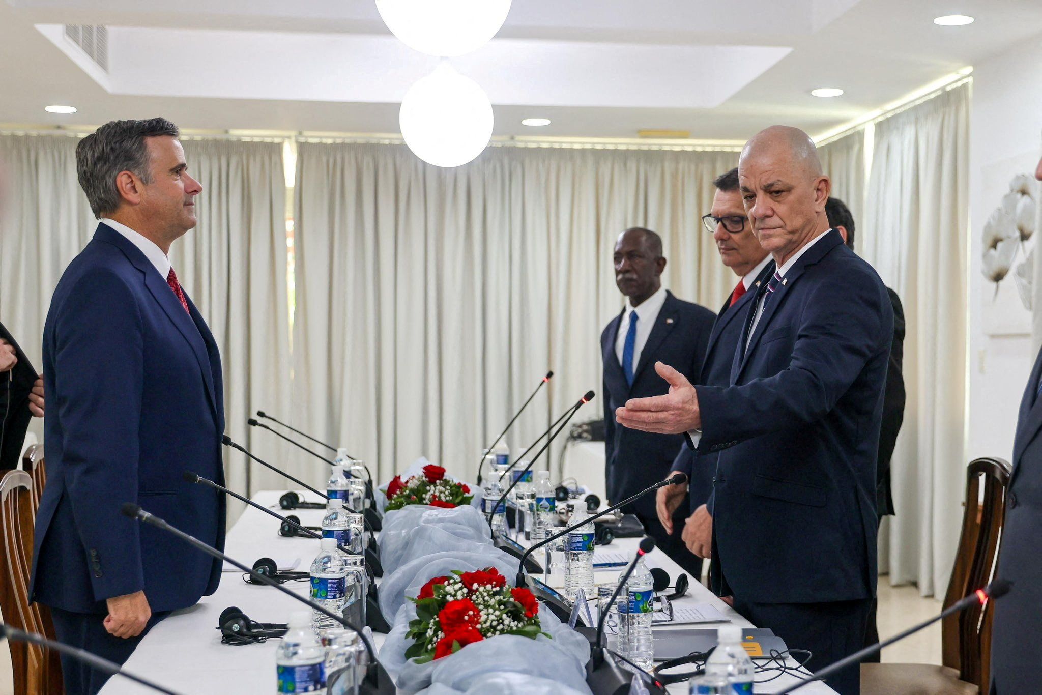 CIA director meets with Cuban officials. 