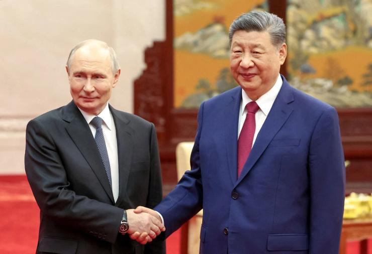 Russian President Vladimir Putin and China’s leader Xi Jinping