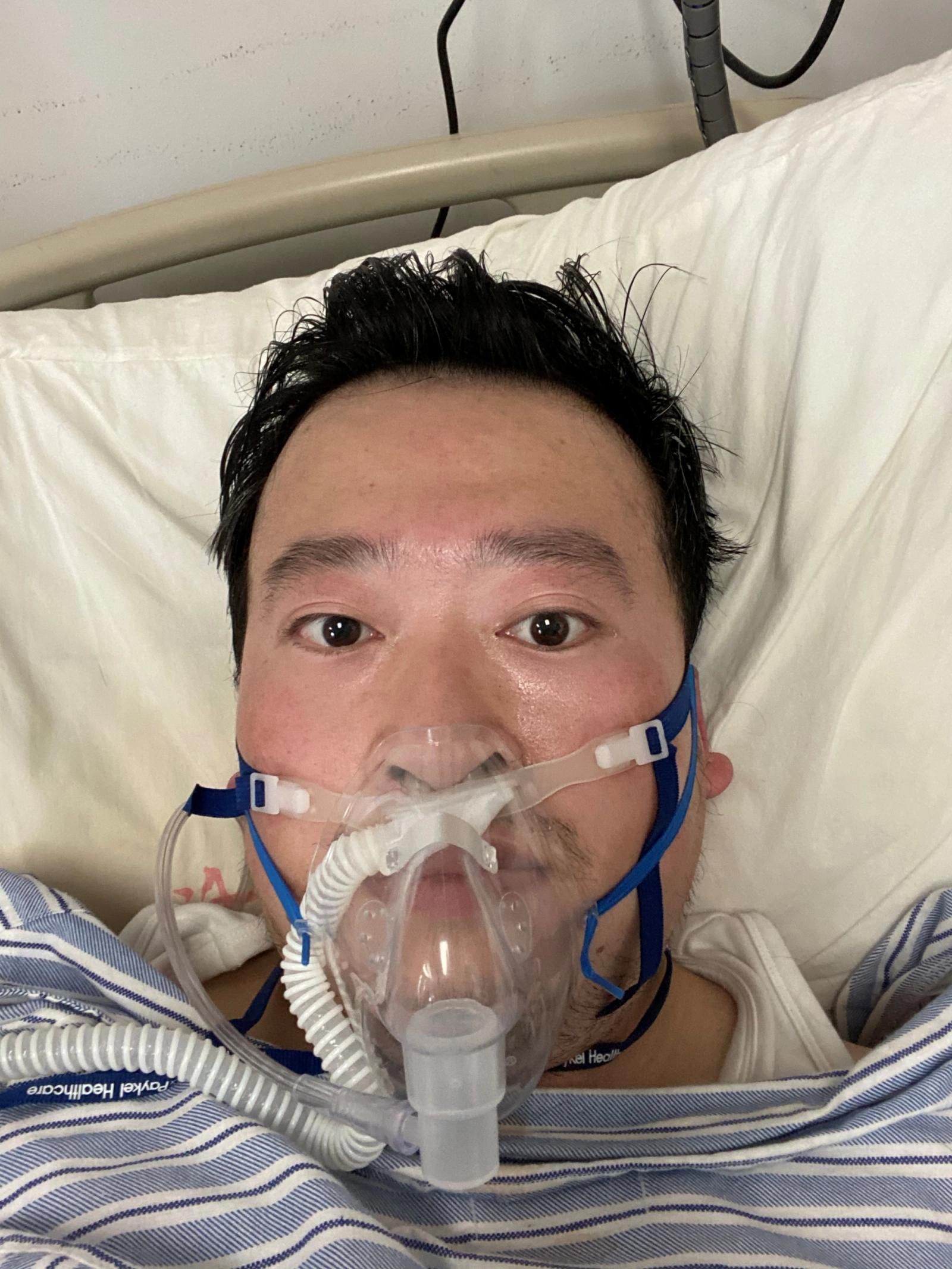 Li Wenliang in Wuhan, China, on February 3, 2020