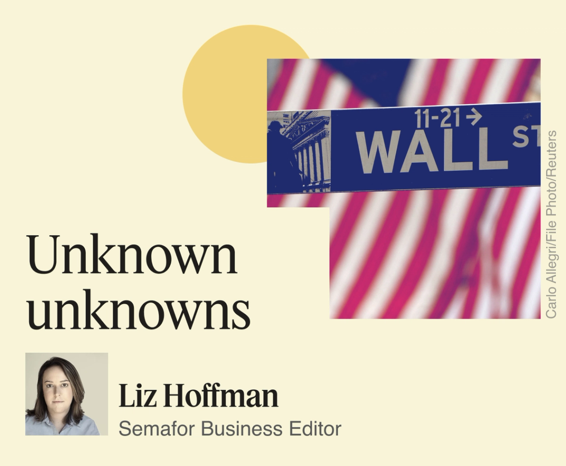 Unknown unknowns, Liz Hoffman