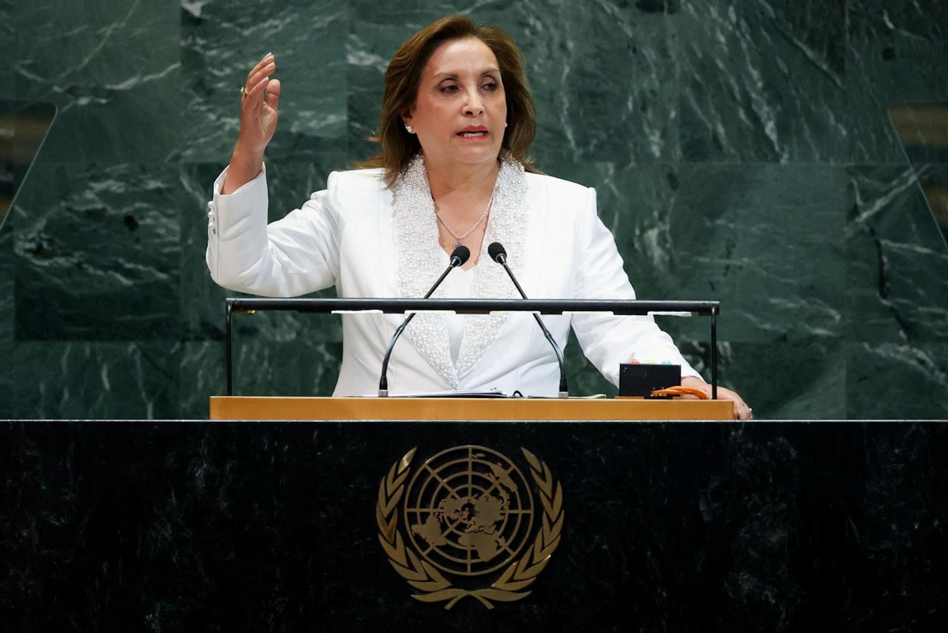 Dina Boluarte. 