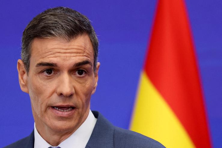 Spanish Prime Minister Pedro Sanchez.