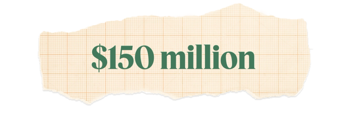 $150 million