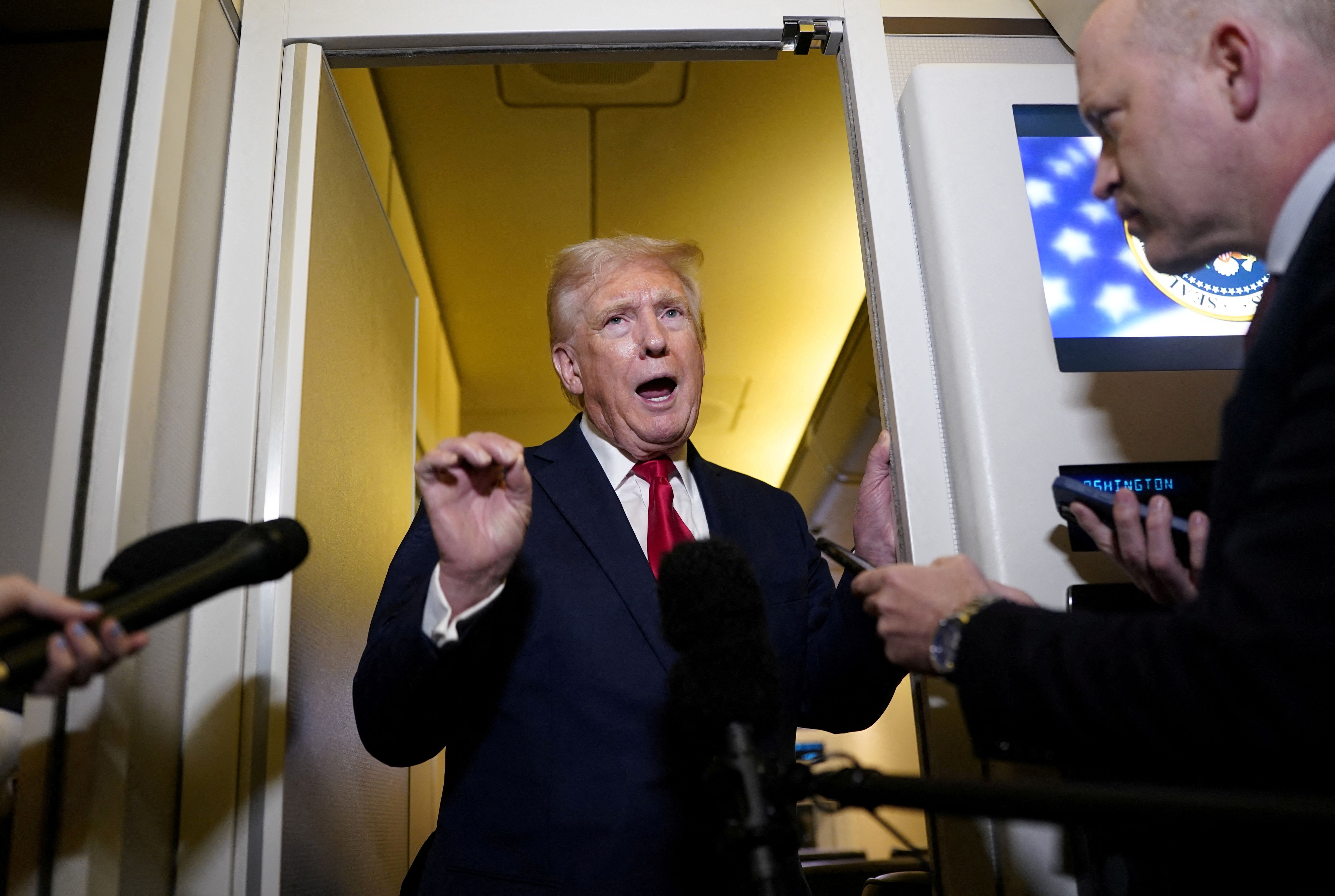 Source: FTC Chair Andrew Ferguson, Assistant AG Gail Slater, and activist Mike Davis met Trump on April 8 to combat Meta's lobbying over the FTC antitrust case