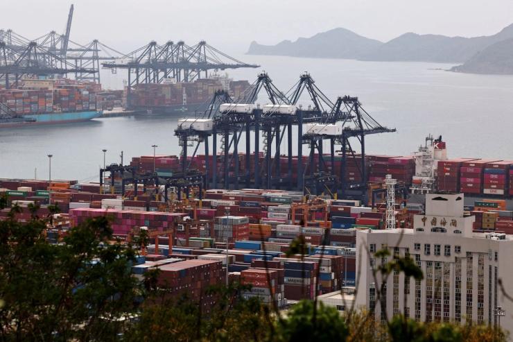 A port in Shenzhen