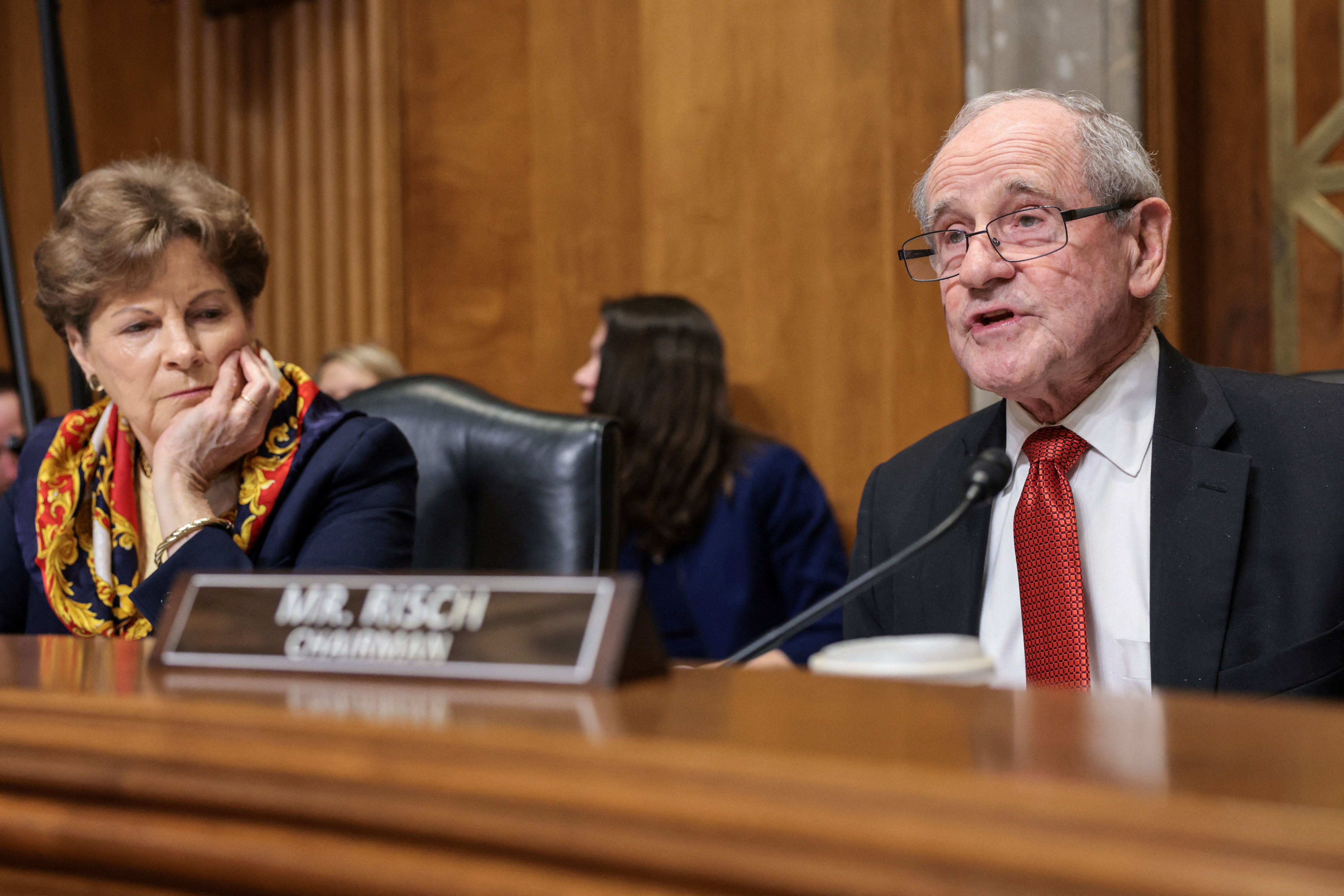 A Senate Foreign Relations Committee hearing on Capitol Hill 