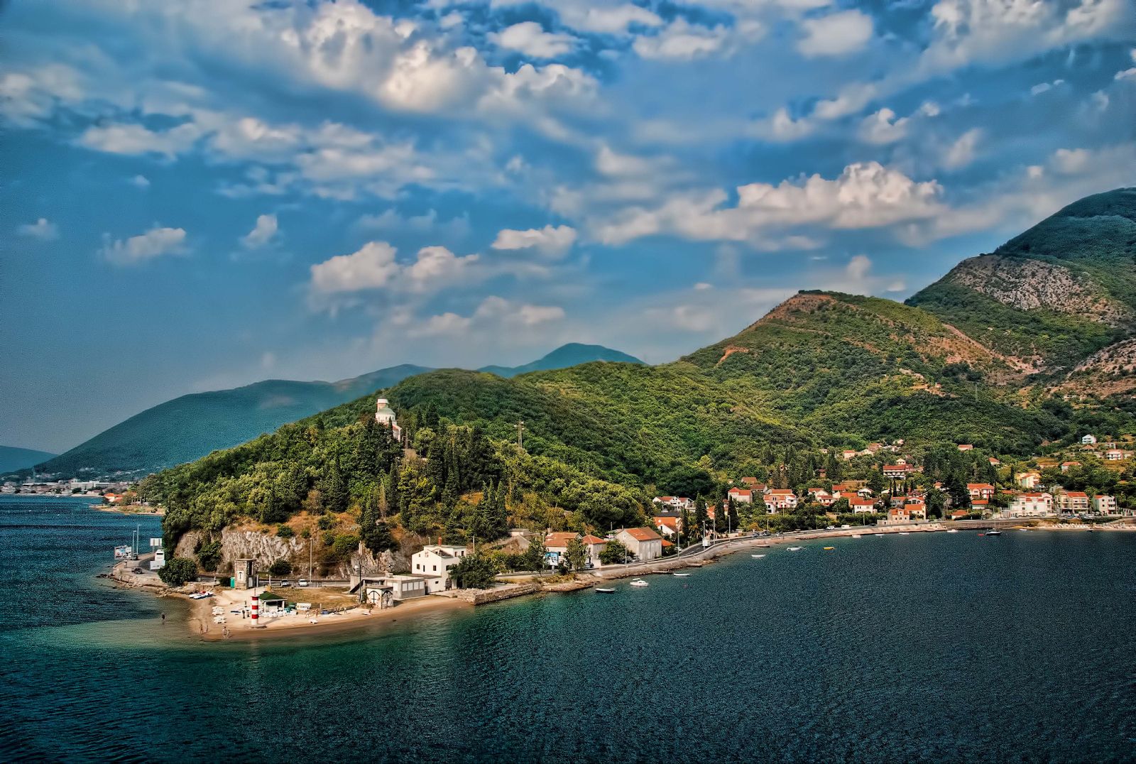 Montenegro coastline near Kotor.