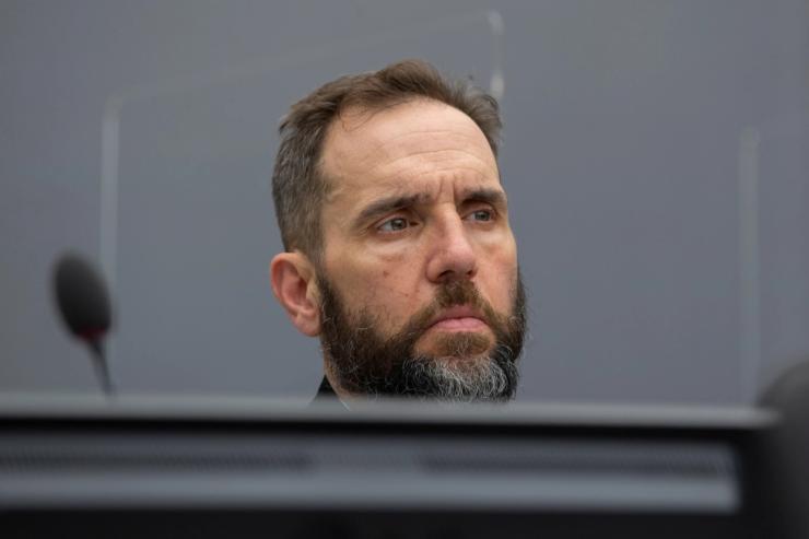 Prosecutor Jack Smith of the U.S at the Kosovo Specialist Chambers in The Hague, Netherlands November 10, 2020.