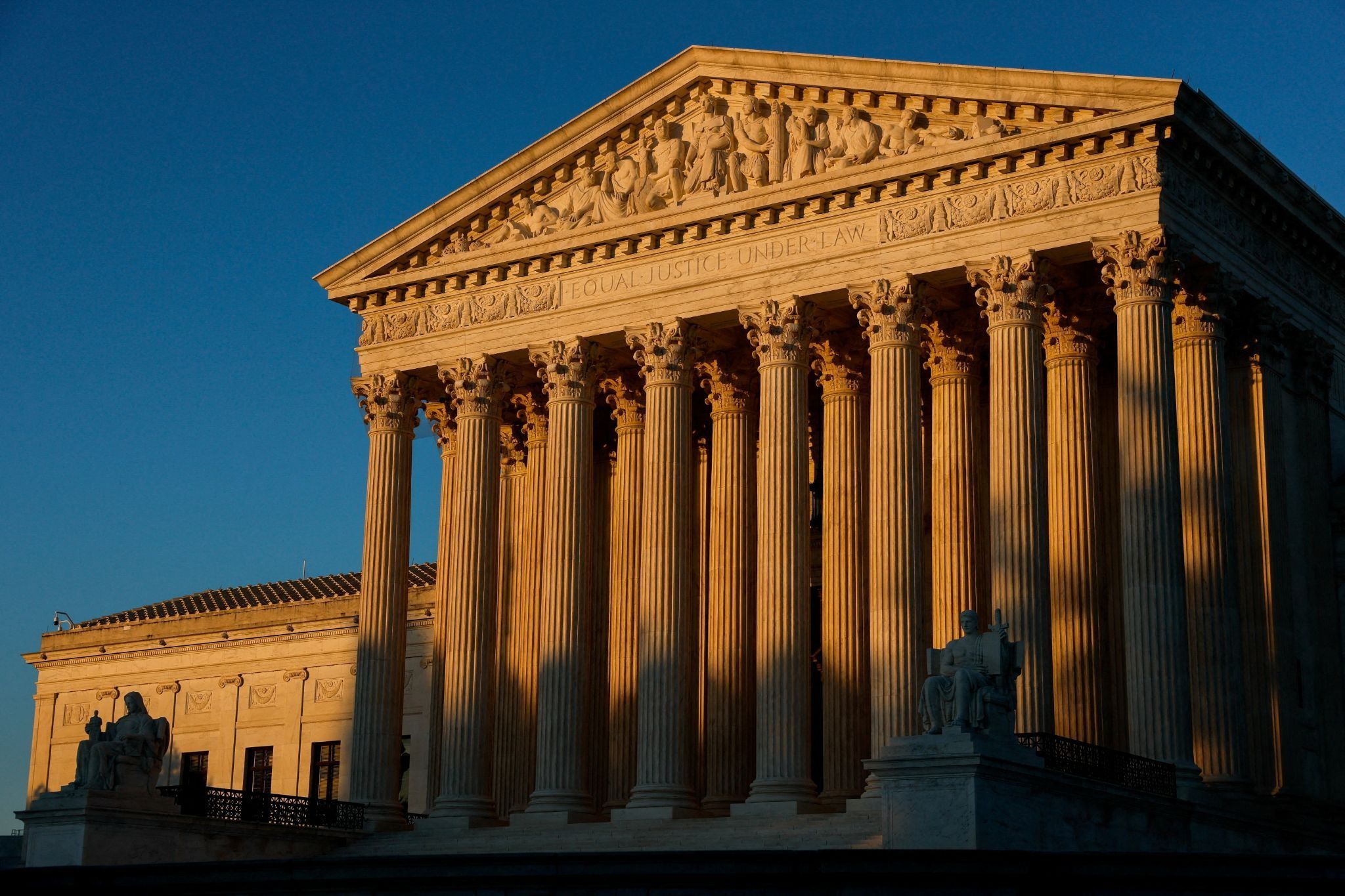 US Supreme Court building in Washington. 