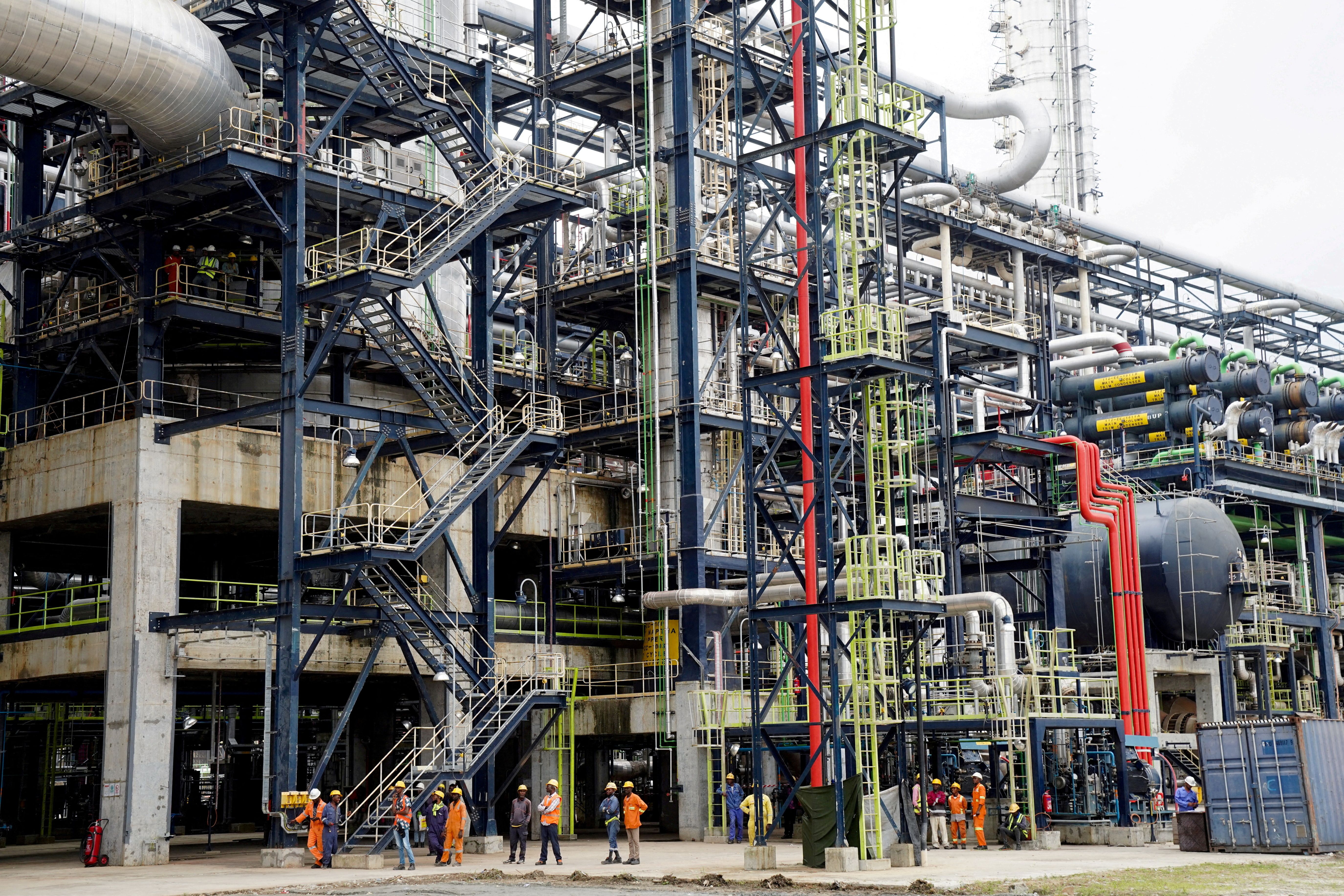 The Dangote Petroleum Refinery in Lagos, Nigeria.