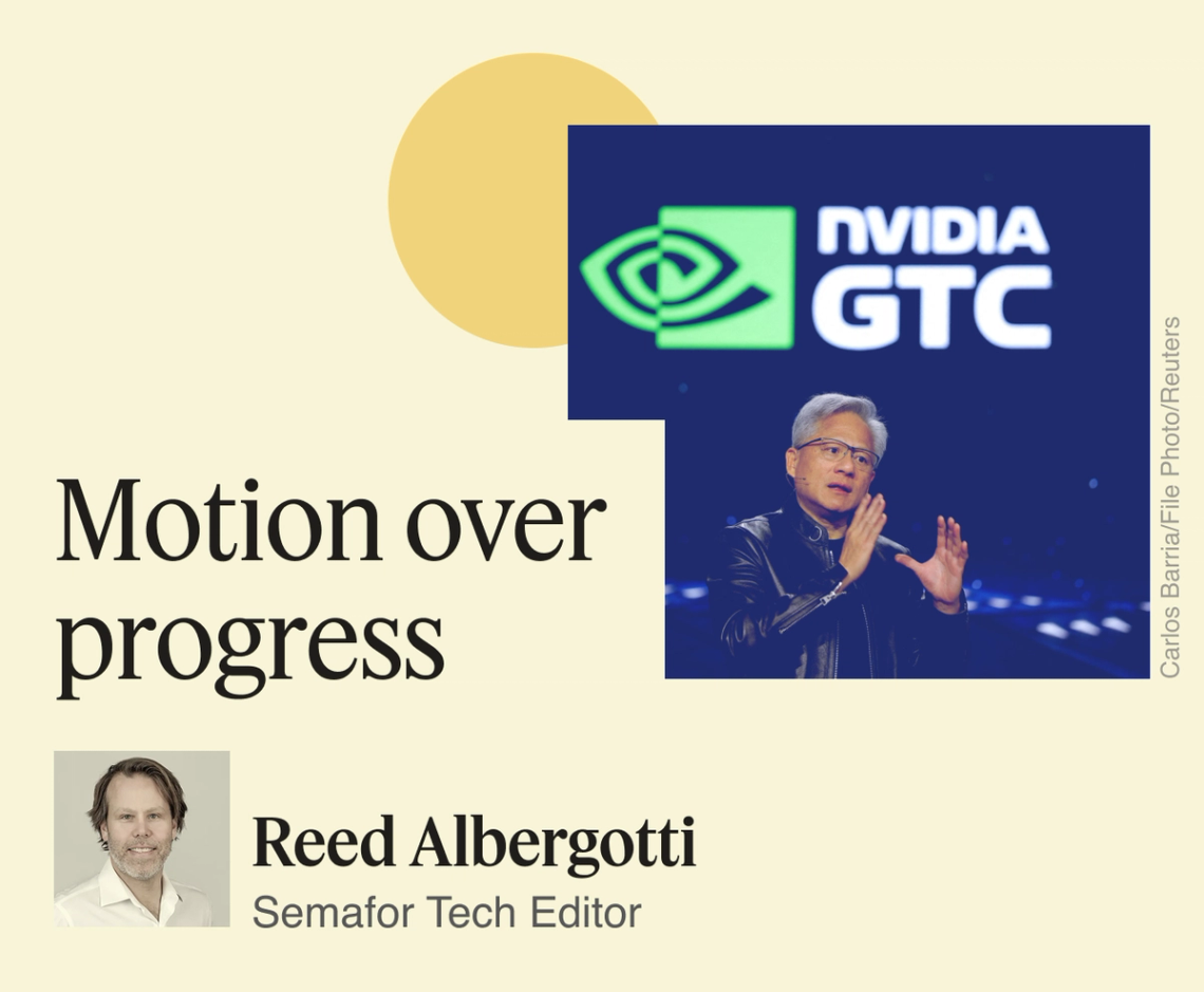 Motion over progress.