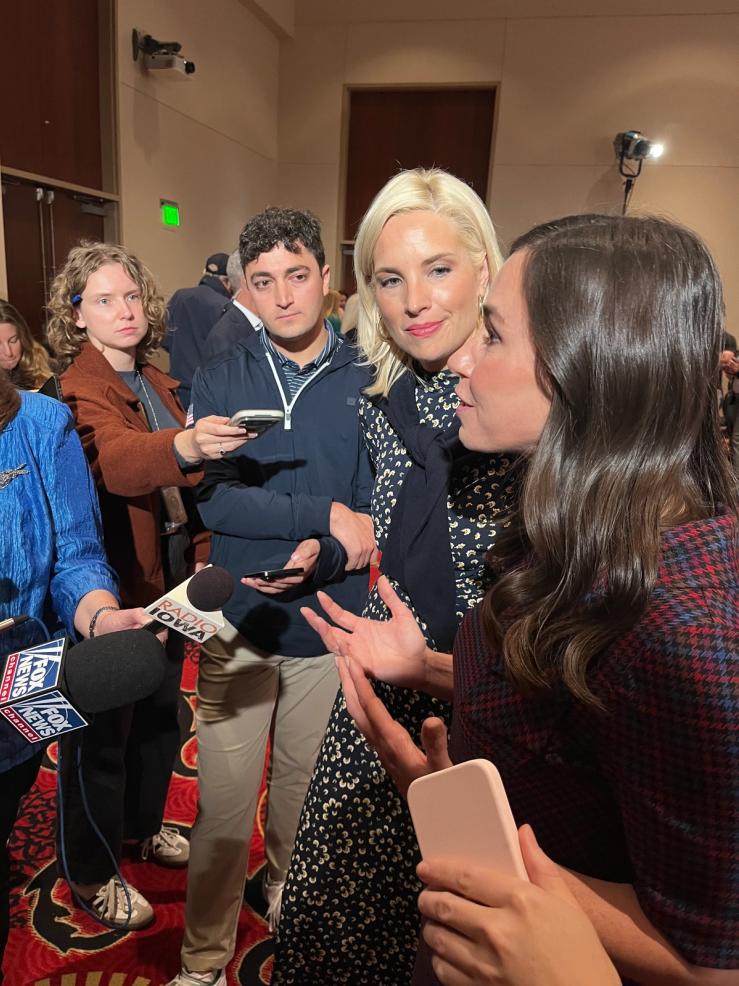 Sen. Katie Britt, R-Ala., and Rep. Ashley Hinson, R-Iowa.