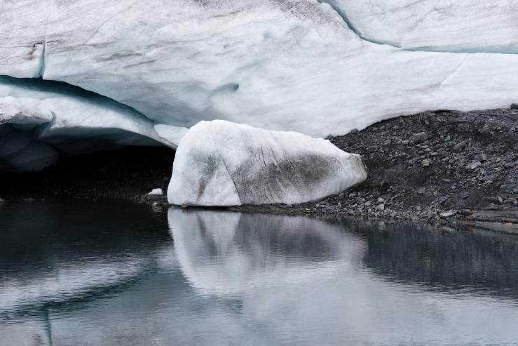 Glacier in the Peruvian Andes