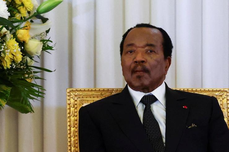 Cameroonian President Paul Biya in April.