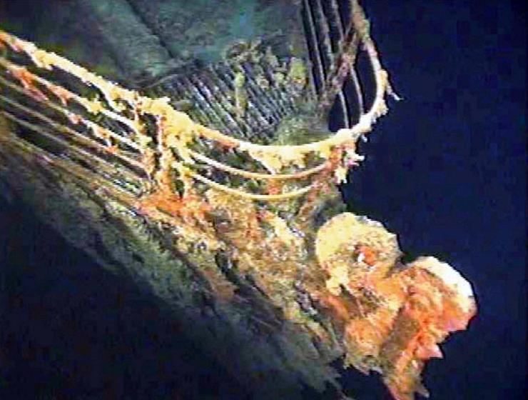 Titanic wreckage