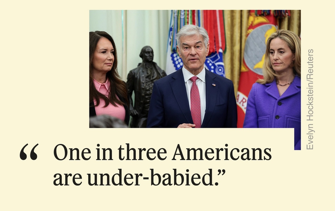 “One in three Americans are under-babied.”