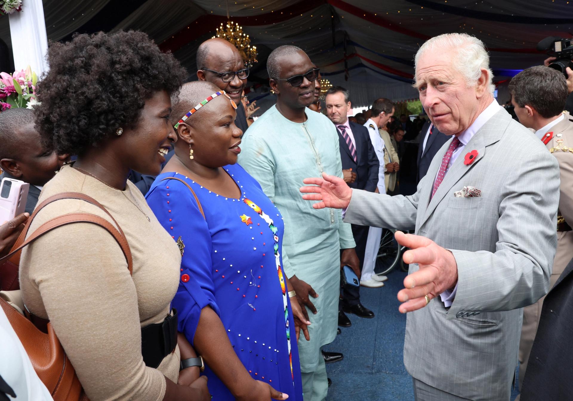 Britain's King Charles III meets with leaders in Kenya
