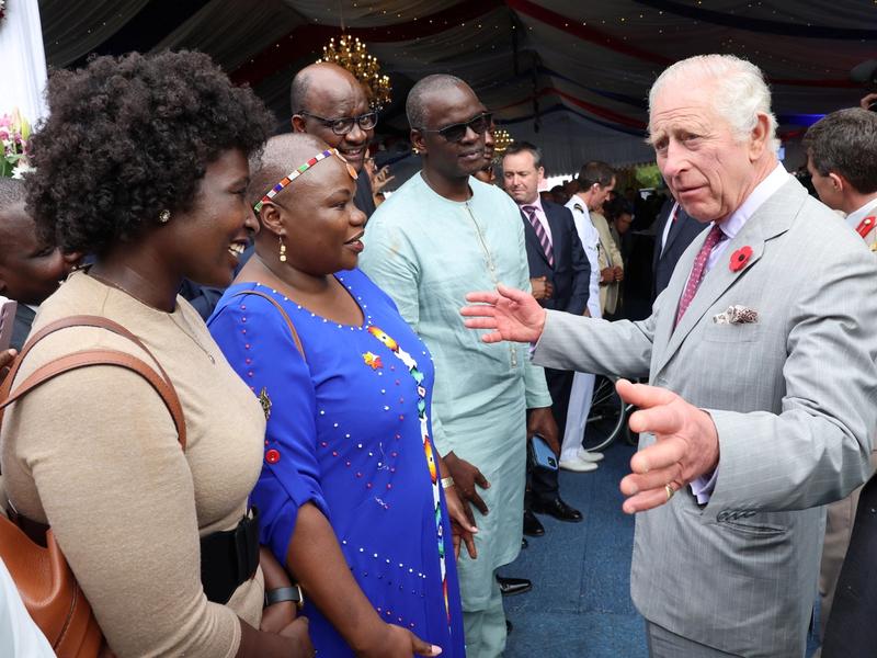Britain's King Charles III meets with leaders in Kenya